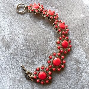 BR Coral Crystal Bracelet New